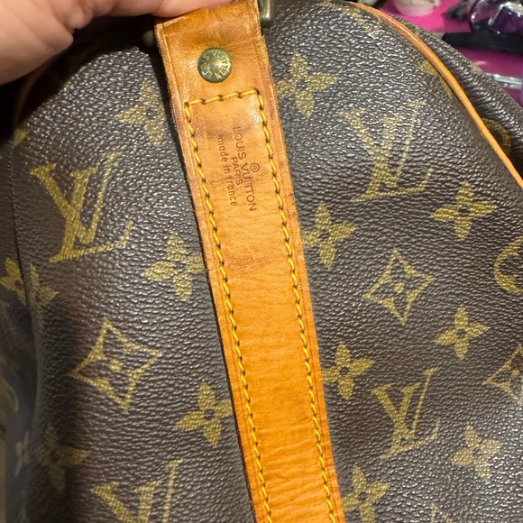Louis Vuitton Brown and Tan Duffel Bag - Picture 7 of 14